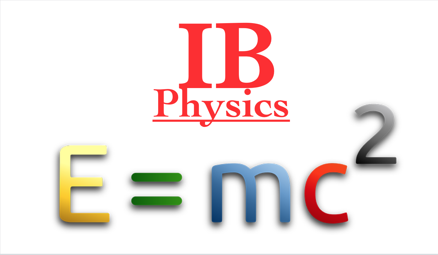 IB Physics - Lý bằng tiếng Anh